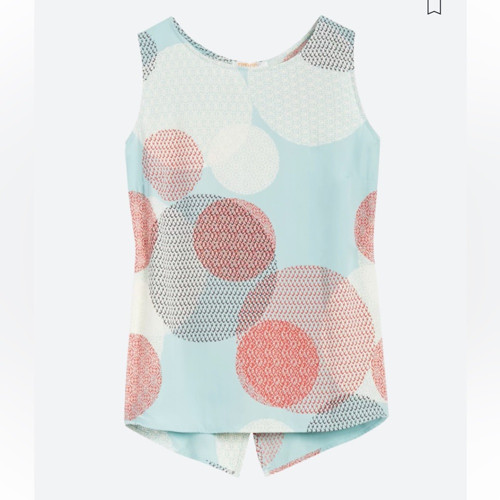 Renee C Linscott Split Back Blouse - Medium - image 1